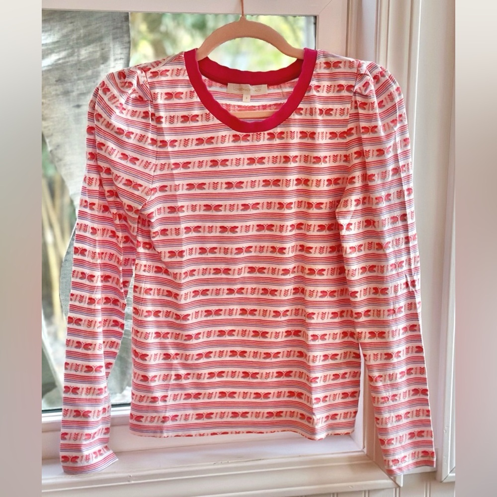 LoveShackFancy Liette Butterfly Top